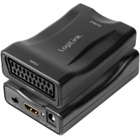 LogiLink Convertisseur vidéo Scart - HDMI, noir