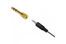 LogiLink Adaptateur audio, jack 6,35 mm - jack 3,5 mm