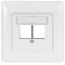 LogiLink Boîtier d'encastrement pour module Keystone 2 ports
