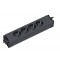 BACHMANN Steckdosenleiste STEP BASE, 5-fach, schwarz
