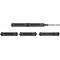 BACHMANN Steckdosenleiste STEP BASE, 5-fach, schwarz