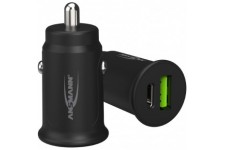 ANSMANN Chargeur voiture USB In-Car-Charger CC230PD, 2x USB