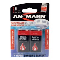 ANSMANN Pile alcaline, E-bloc 6LR61, 9 Volt, pack de 6