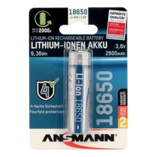 ANSMANN Pile Li-ion 18650, 3,6 V, 3500 mAh