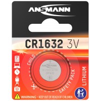 ANSMANN Pile bouton au lithium CR1216, 3 Volt, blister d'1