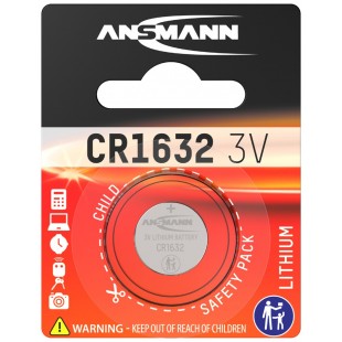 ANSMANN Pile bouton au lithium CR1216, 3 Volt, blister d'1