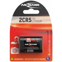 ANSMANN Pile au lithium 2CR5, 6 V, carte blister