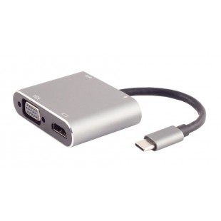shiverpeaks BASIC-S Station d'accueil USB-C 4en1 - USB-C