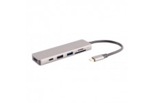 shiverpeaks BASIC-S Station d'accueil USB-C 6en1 - USB-C