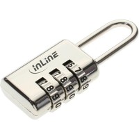 InLine® Premium Security Lock en acier trempé à 3 chiffres