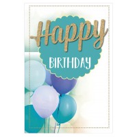 SUSY CARD Geburtstagskarte Glitzer 'Glück'