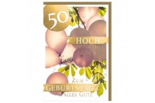 SUSY CARD Geburtstagskarte - 70. Geburtstag 'Goldig'