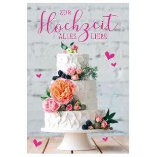 SUSY CARD Hochzeitskarte 'Diamant-Hochzeit Rosenstrauß'