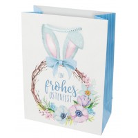 SUSY CARD Oster-Geschenktüte 'Bunny & Flowers'