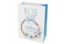 SUSY CARD Oster-Geschenktüte 'Bunny & Flowers'