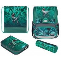 herlitz Cartable Loop Plus 'Green Rex'