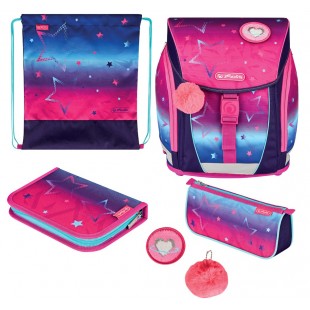 herlitz Cartable FiloLight Plus 'Pink Stars'