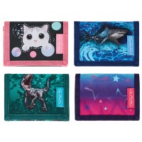 Lot de 4 : herlitz Porte-feuille 'Girls/Boys Mix', polyester