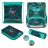 herlitz Cartable UltraLight Plus 'Green Rex'