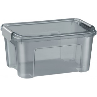 CEP Boîte de rangement SHADOW, 13 litres, translucide gris