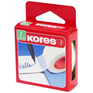 Kores Ruban adhésif Invisible Tape, 19 mm x 33 m, mat