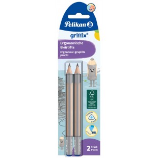 Pelikan Crayon de papier griffix, mine: HB, carte blister