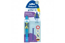 Pelikan Stylo plume griffix Neon Fresh Blue, pour droitiers