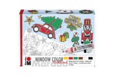 Marabu Kit Window Color 'XMAS Traditional', 6 x 25 ml