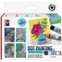 Marabu Set de peinture point à point Dot Pen 'Blossom Beauty