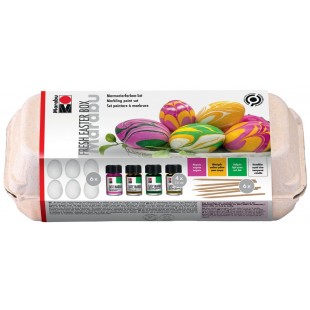 Marabu Kit de peinture à marbrer 'Fresh Easter Box'