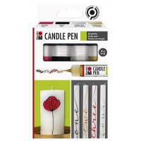 Marabu Marqueur Peinture pour bougie 'Candle Liner', par 4
