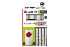 Marabu Marqueur Peinture pour bougie 'Candle Liner', par 4