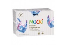 KREUL Gouache aux doigts nacrée 'MUCKI', 150 ml, set de 6