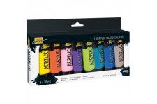 KREUL Peinture acrylique SOLO Goya Acrylic, 20 ml, set de 8