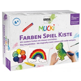 KREUL Feutre aquarelle 'MUCKI', set mallette de jeu peinture