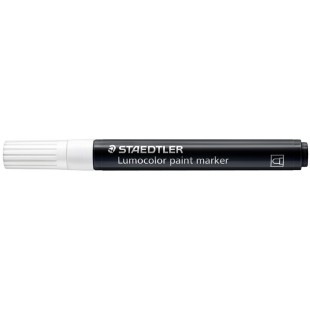 STAEDTLER Marqueur acrylique paint marker Lumocolor, blanc