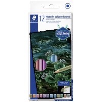 STAEDTLER Crayon de couleur métallisé, étui carton de 12