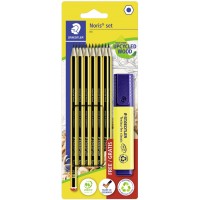 STAEDTLER Kit crayon Noris + gomme + taille-crayon GRATUIT