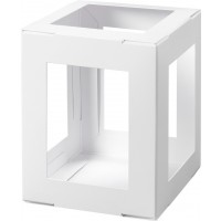 folia Pièces en carton pour lanterne, 135x135x180 mm, blanc