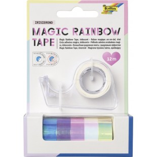 folia Film adhésif irisé Magic Rainbow Tape avec dévidoir