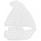 Hama Plaque pour perles à repasser 'Voilier', blanc