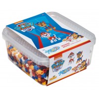 Hama Perles à repasser maxi + plaque 'Paw Patrol', en boîte