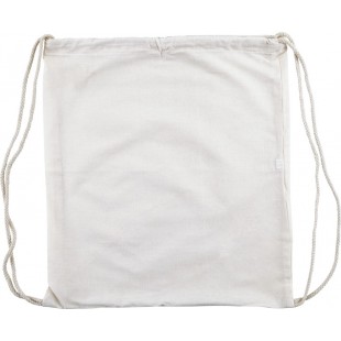 KNORR prandell Sac de sport en coton, 380 x 420 mm, blanc