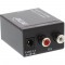 InLine® Audio Converter Entrée numérique vers analogique Sortie Toslink ou RCA 2x stéréo RCA