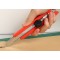 NT Cutter L-700RP, boîtier en plastique, 18 mm, rouge