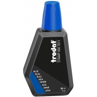 trodat Encre pour tampon encreur '7011', 28 ml, bleu