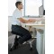 UNILUX Tabouret ergonomique assis-genoux ERGO LEG, noir