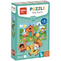 agipa Puzzle éducatif 'The Farm', 24 pièces