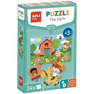 agipa Puzzle éducatif 'The Farm', 24 pièces