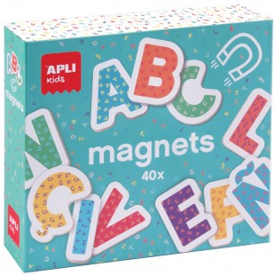 agipa Jeu de magnets 'ABC lettres', 40 magnets